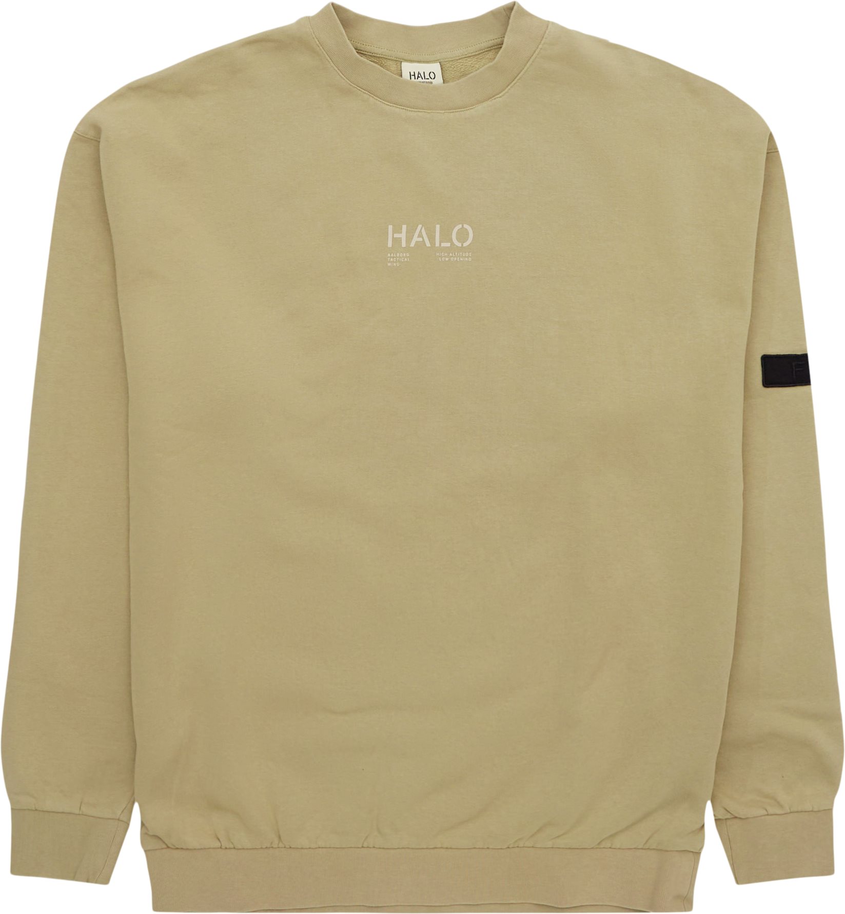 HALO Sweatshirts COTTON CREW 610329 Grön